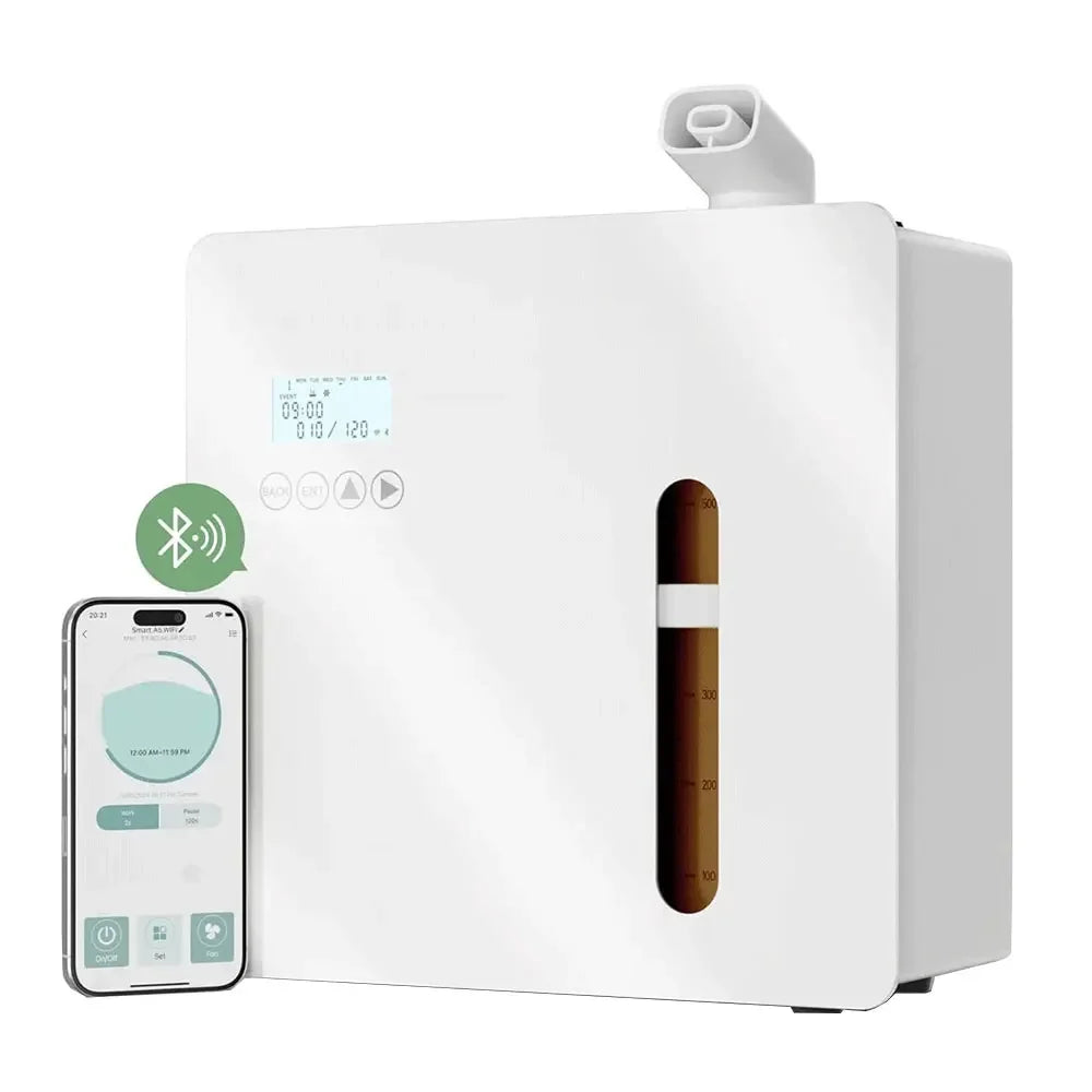 Hotel Lobby Smart Essential Oil Diffuser App Control Waterless Aroma Diffuser 3000m³ Scent Machine Aromatherapy Air Freshener