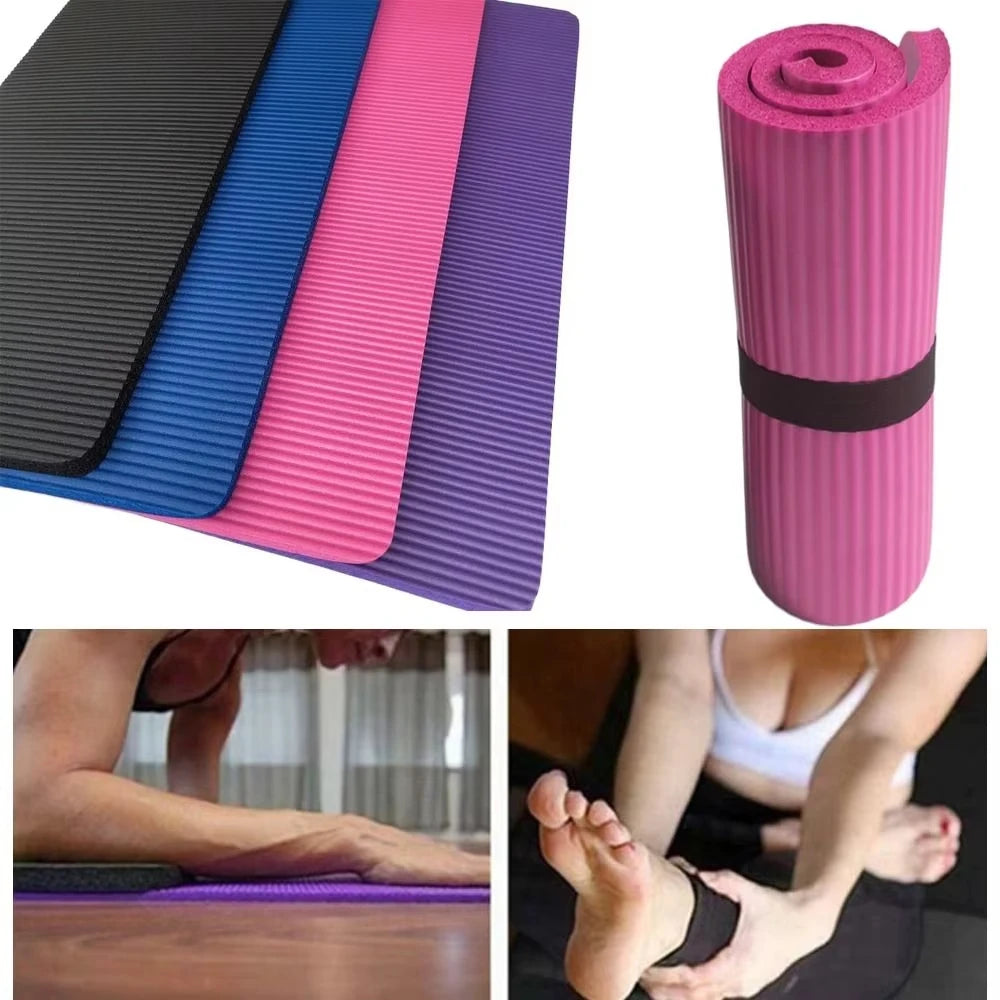25*60CM Gym Equipment Multi-functional Yoga Knee Pad Folding Portable Elbow Pad Anti-sweat Strong Support Yoga Mat Workout Sport