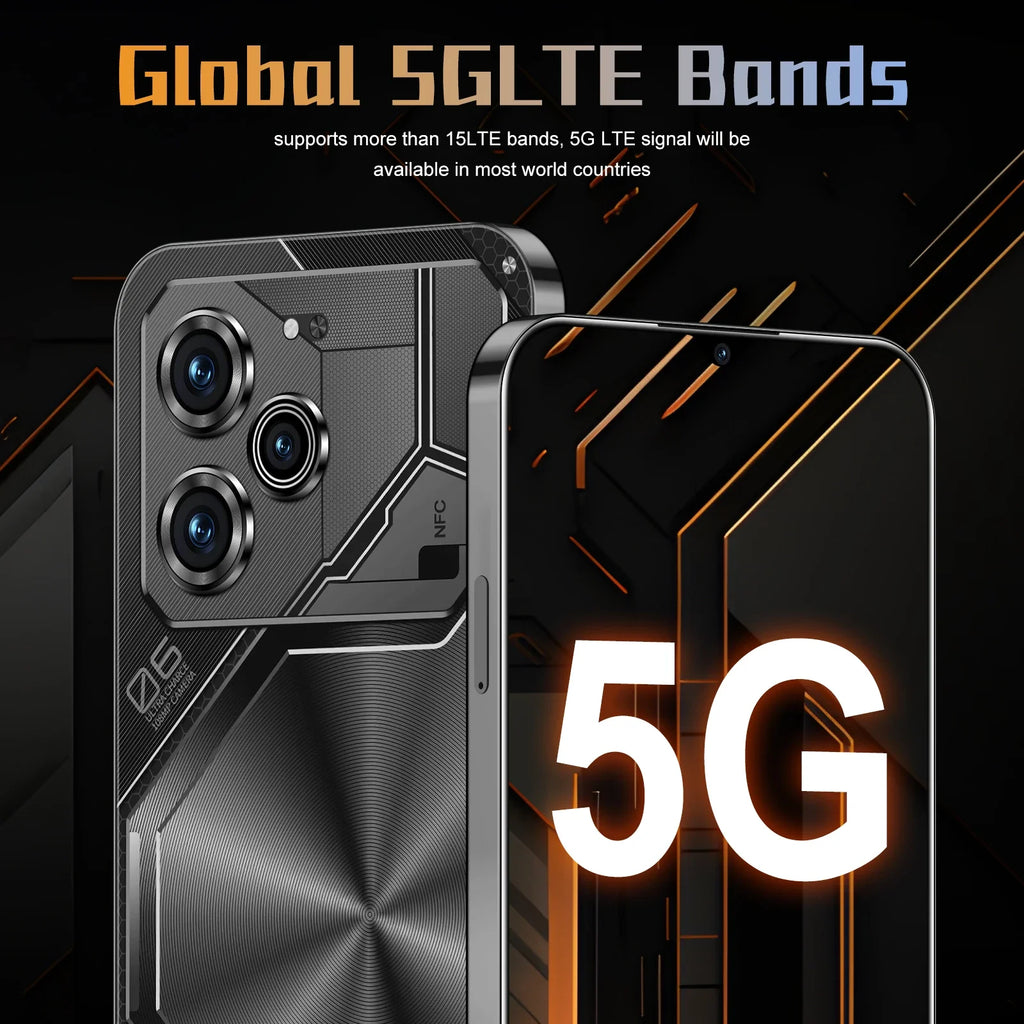 Pova 6 Pro 5G Smartphone 22GB 2TB Android 14 High-Capacity Device Tidesmit