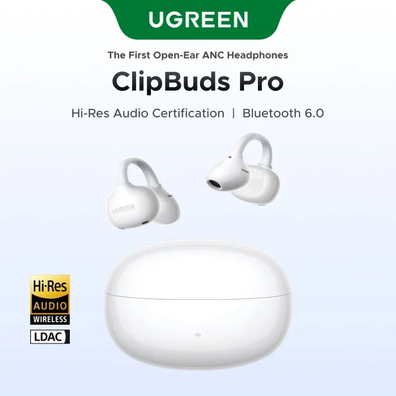 Tidesmit Open Ear Wireless Headphones with ANC - 35 Hour Battery Life white China Mainland Tidesmit