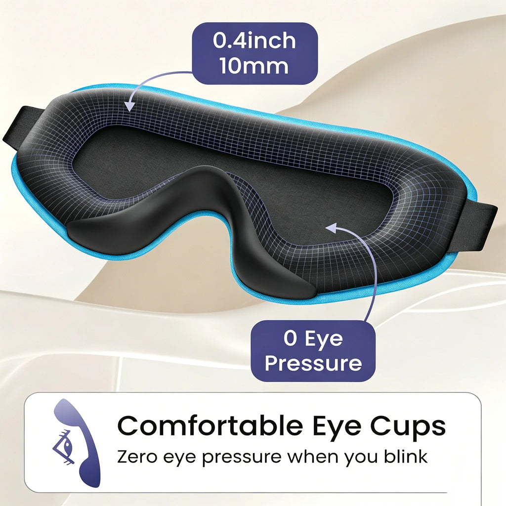 Eye Mask for Sleep Eye Sleeping Masks for Women and Men 3D Weighted Eye Cover Sleeping Mask Blackout Blindfold of Eyemask