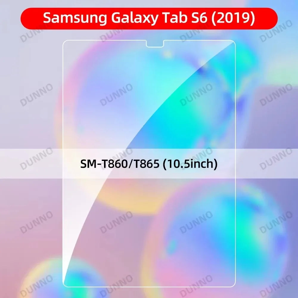 Samsung Galaxy Tab Tempered Glass Screen Protector | Anti-Scratch 9H Film For Tab S6 T860 Tidesmit