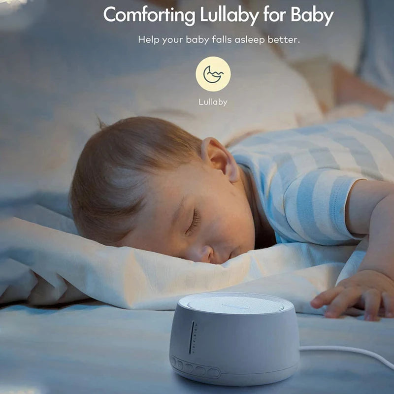 Portable Mini Smart Sleep Therapy Instrument Portable White Noise Machine 30 Sounds 36 Levels for Adult Baby and Household Use
