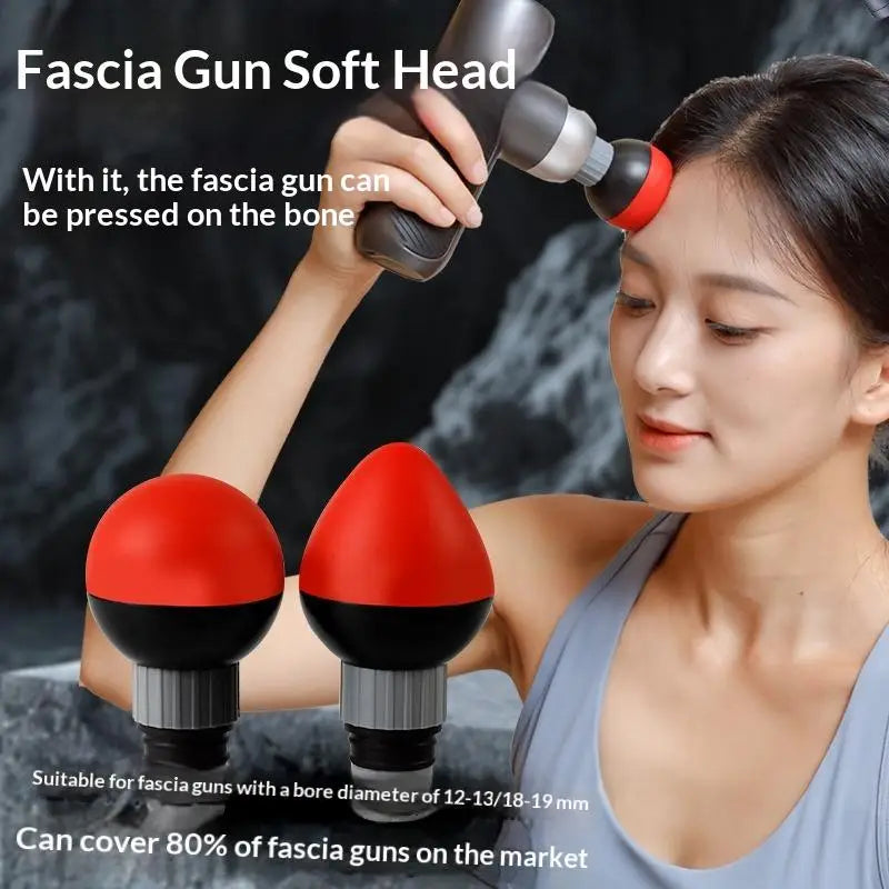 Fascia Gun Massage Heads Set | Soft Silicone Deep Tissue Recovery Fascia Gun Tidesmit