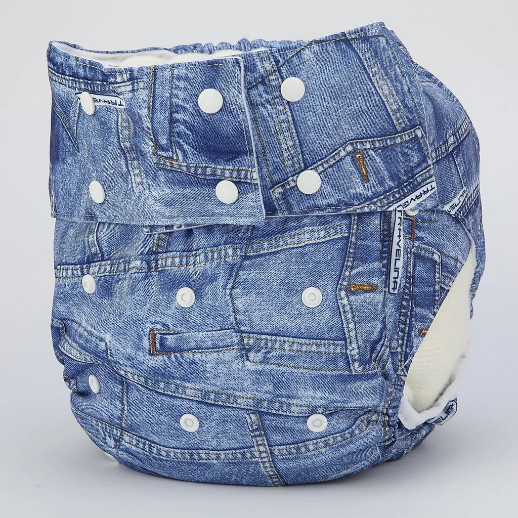 [Sigzagor]1 Teen Adult Cloth Diaper Nappy Pocket Incontinence Waterproof Reusable Leg Gussets Insert ABDL Age Play Costumes