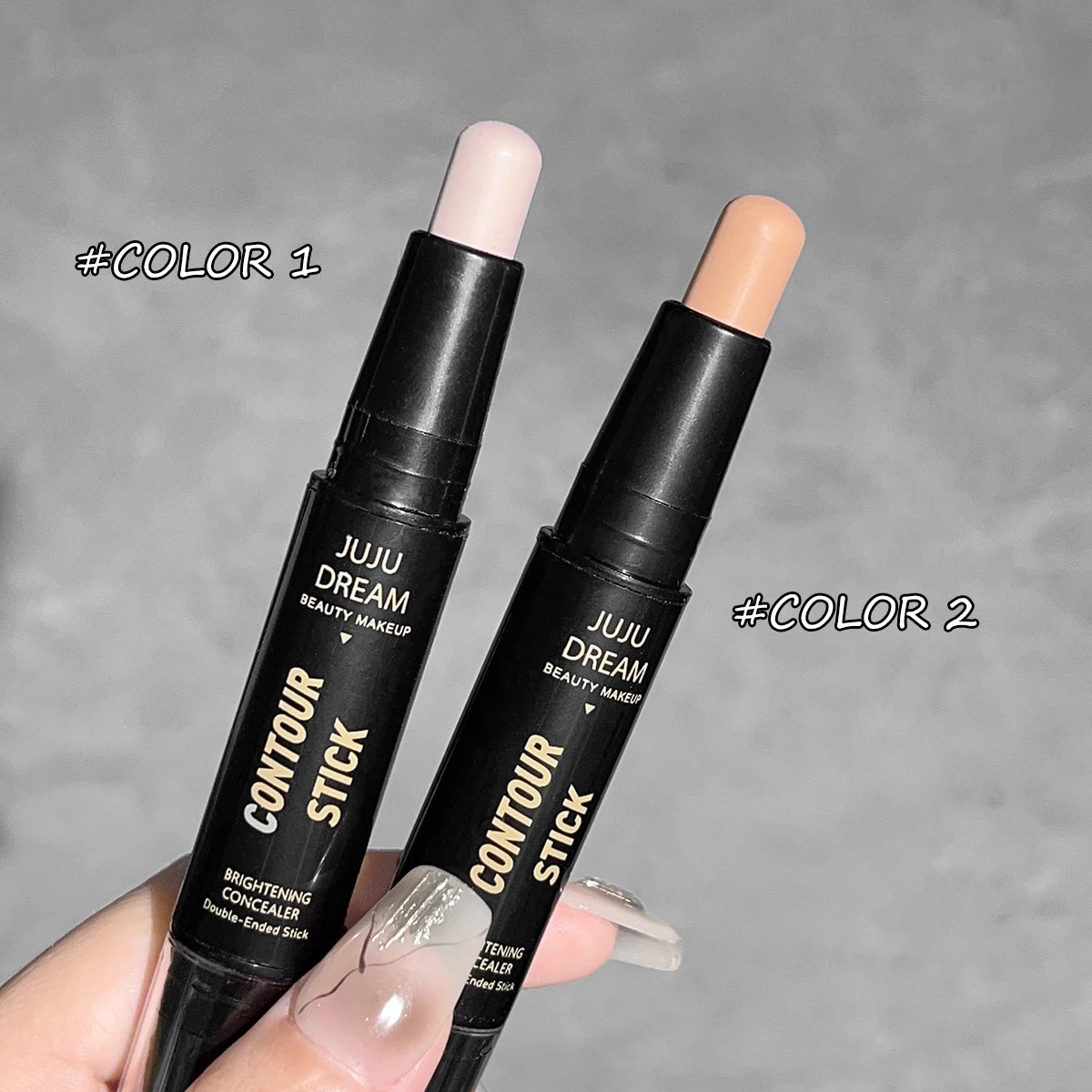 Tidesmit 2-in-1 dual-ended highlighter and concealer wand for natural three-dimensional contouring detail view