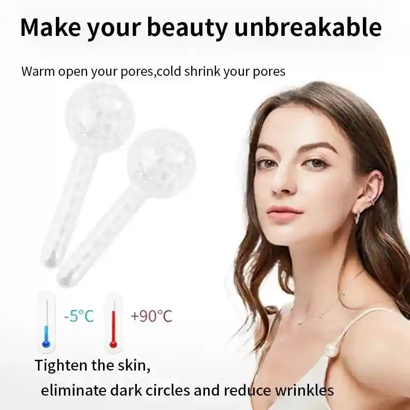 Ice Globe Face Massager for Skin Cooling & Soothing | Tidesmit Eye Massage Instrument Tidesmit