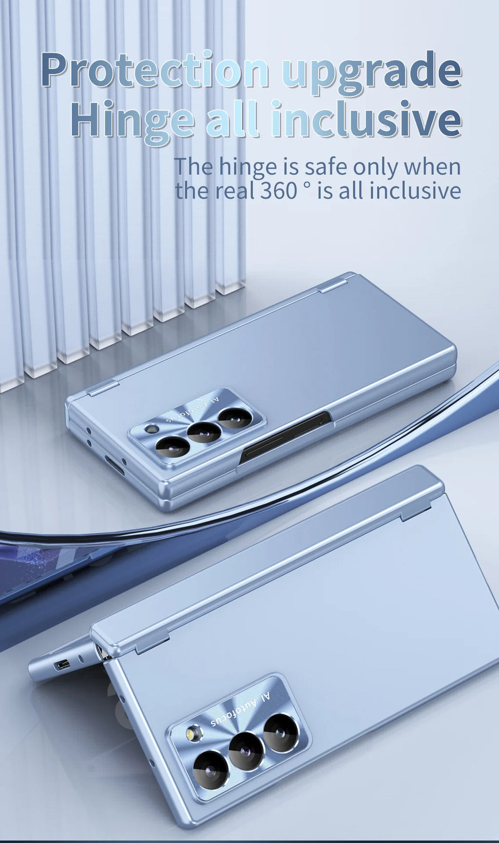 Samsung Galaxy Z Fold 6 Case with S-Pen Holder and Hinge Protection Tidesmit