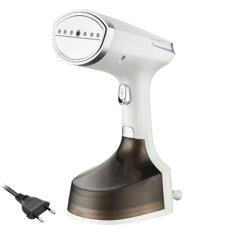 Tidesmit portable handheld garment iron featuring ergonomic ABS texture for efficient travel clothes maintenance