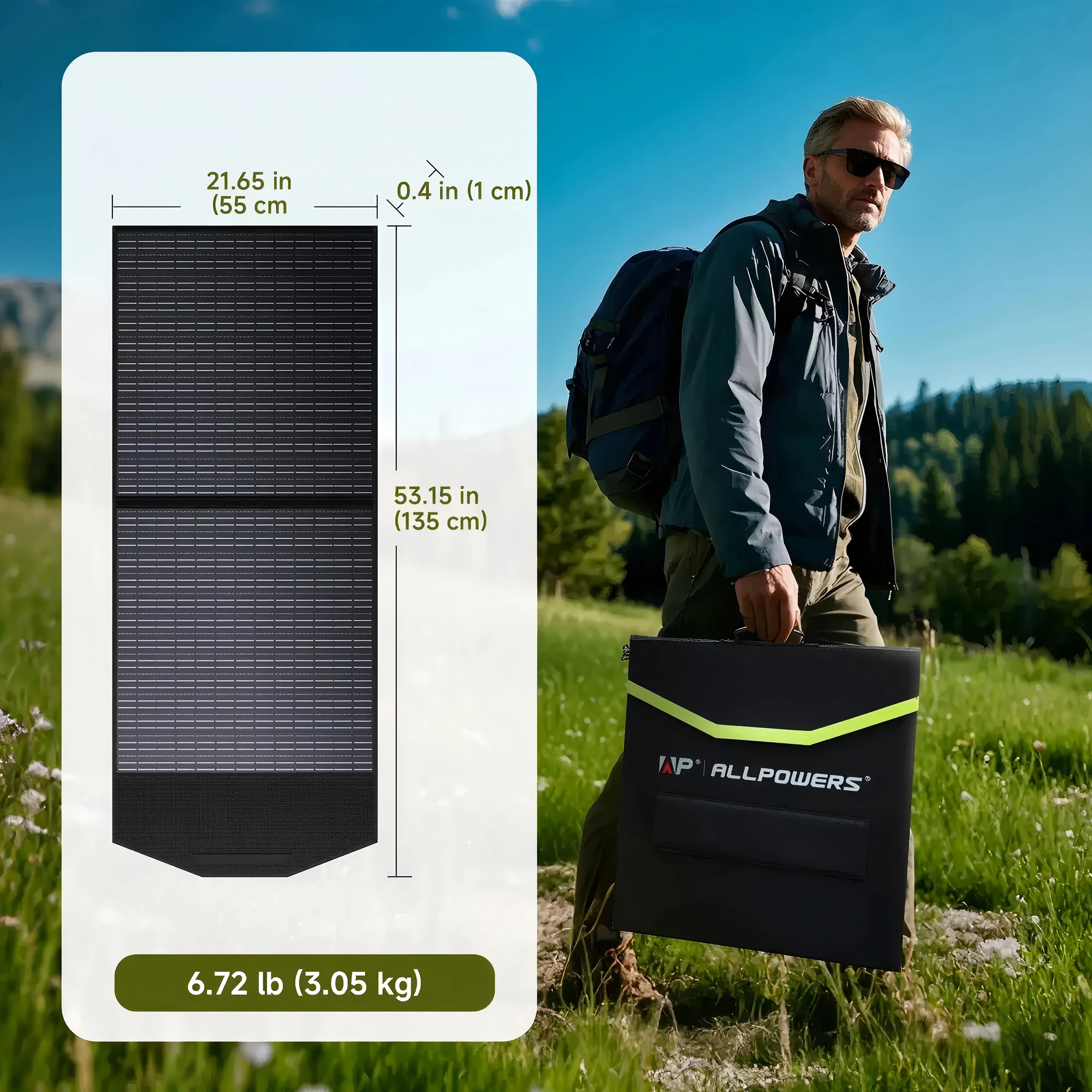 Portable Power Station 2400W with 400W Solar Panels for Off-Grid Energy Tidesmit