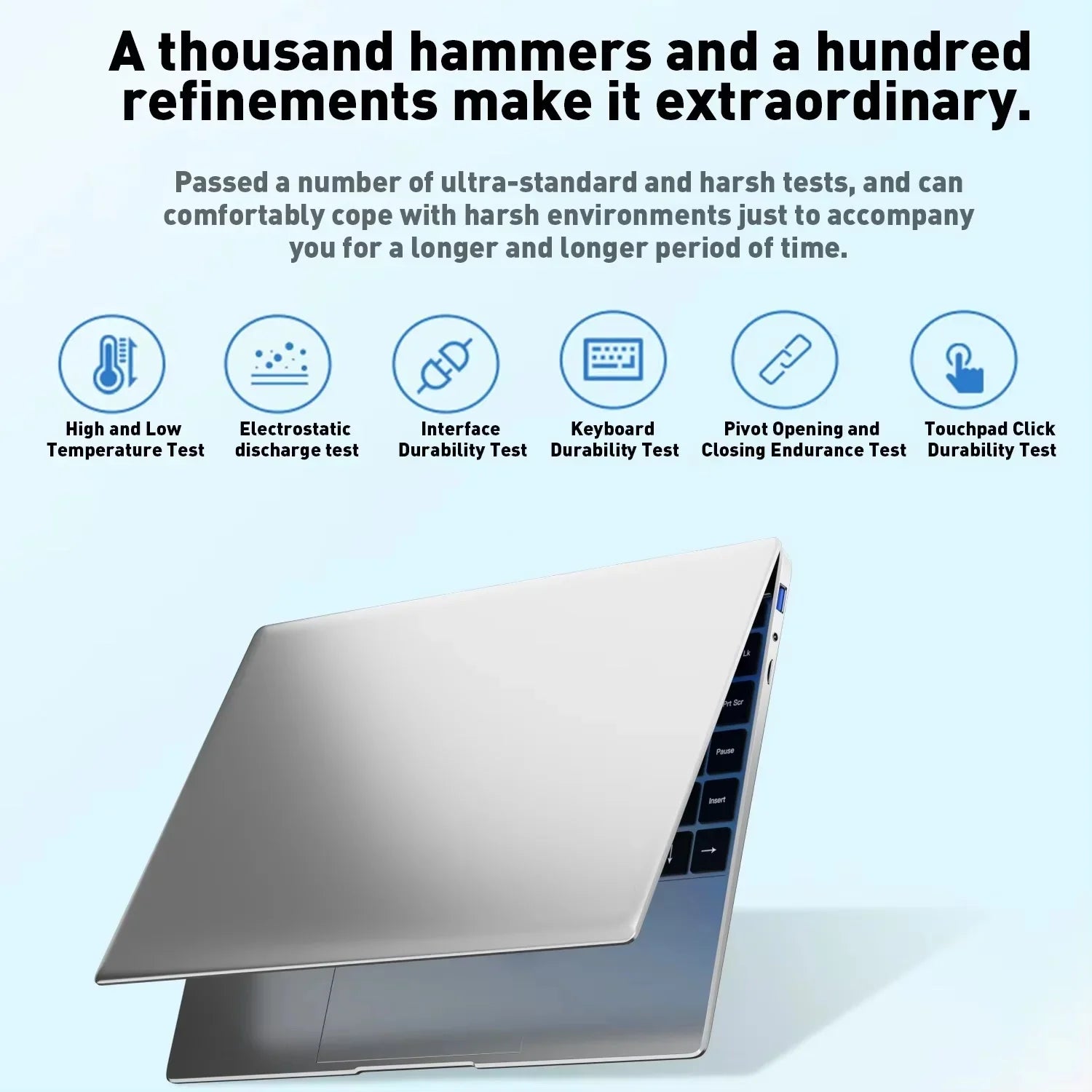 Practical 14.1 Inch Laptop Intel 4405U,120Hz Ultra-Clear IPS,32GB RAM 2TB SSD,5000mAh Backlit Keyboard