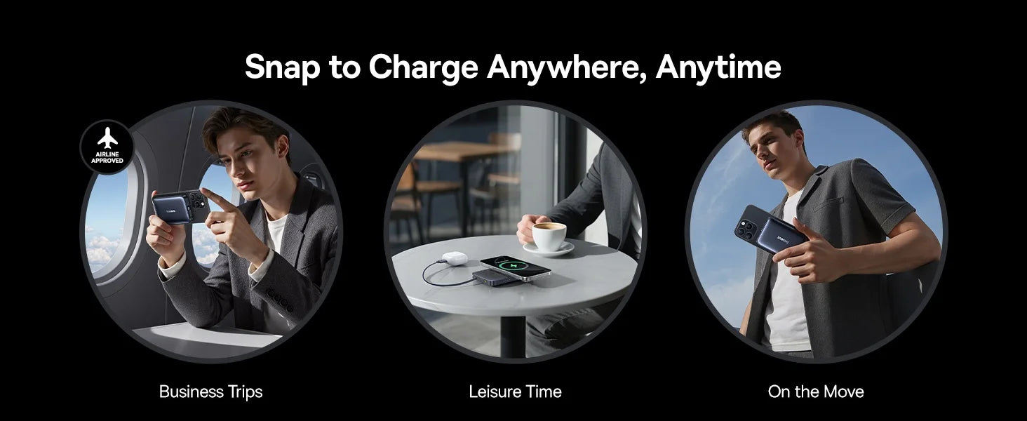Magnetic Wireless Fast Charging Power Bank 10000mAh - 45W PD Delivery Tidesmit