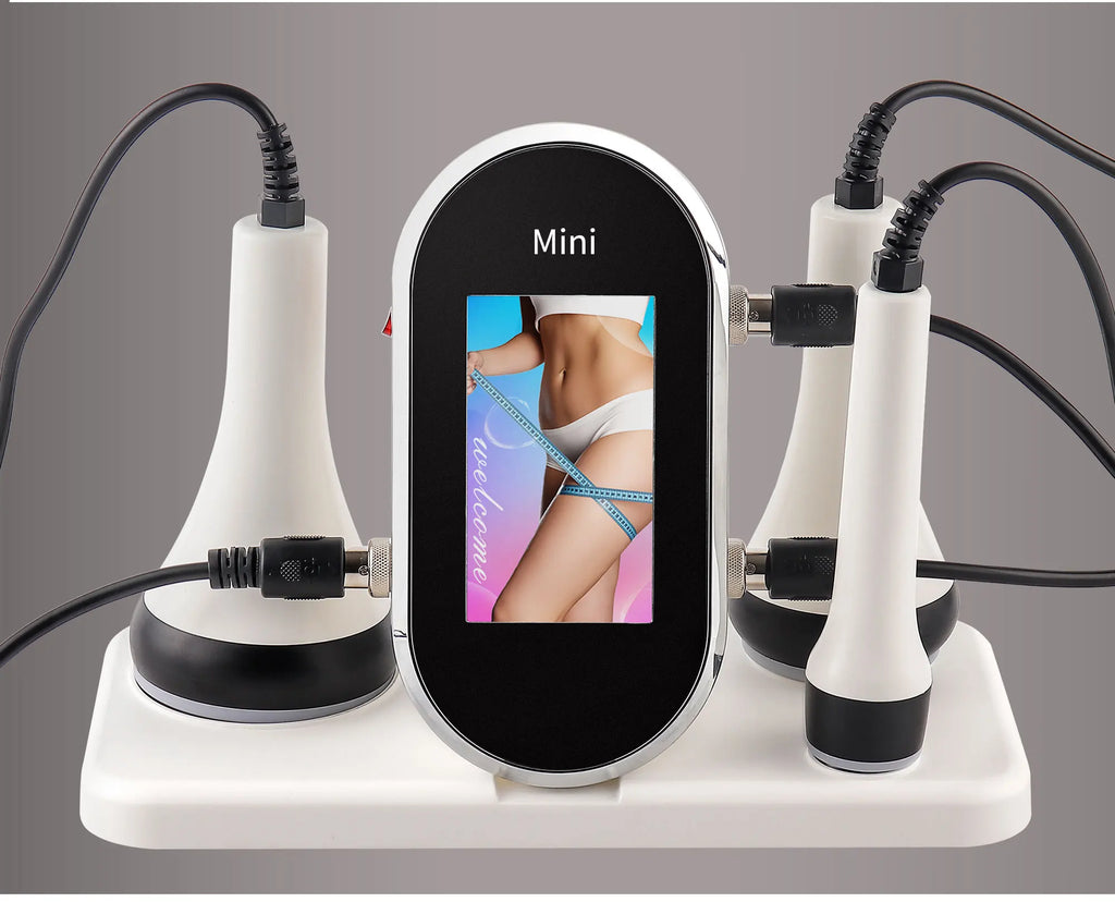 Ultrasonic Cavitation Body Slimmer with RF Skin Tightening - White Relaxation Treatment Tidesmit