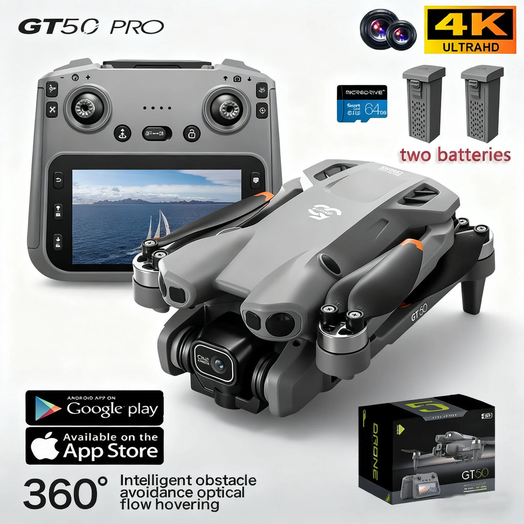 4K Camera Drone with GPS - Foldable Brushless RC Quadcopter by Tidesmit Tidesmit
