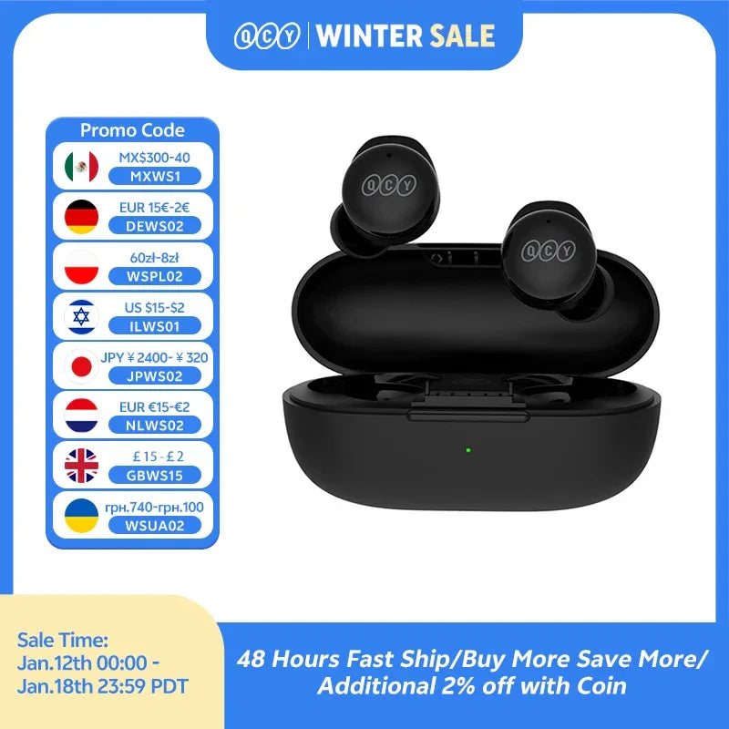 Tidesmit Wireless Earbuds Bluetooth 5.3 TWS Headphones 26H Playtime Tidesmit