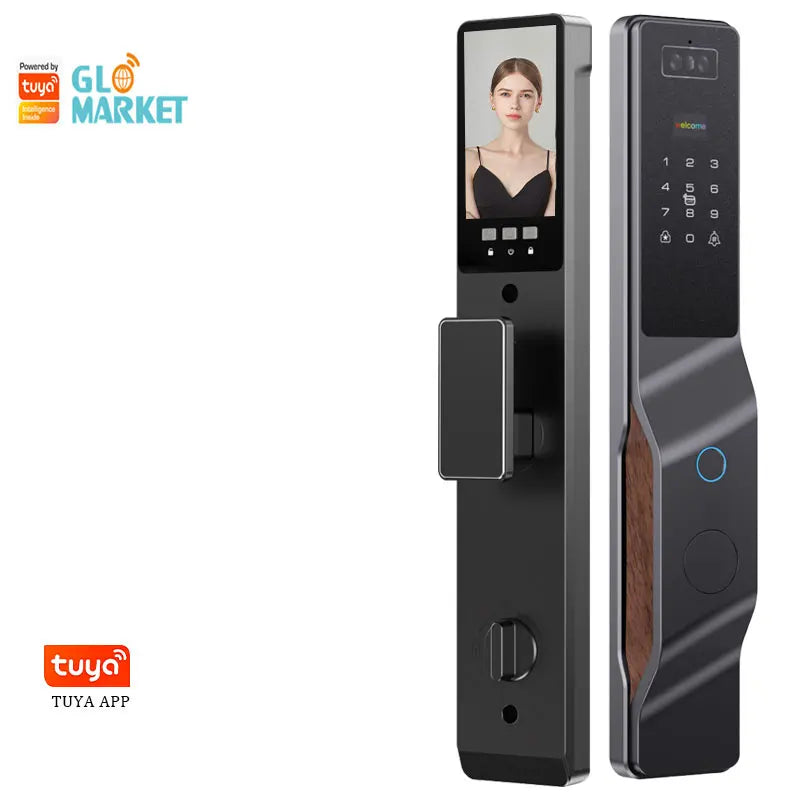 Tuya Smart Lock With Camera, Password, And Facial Recognition Unlocking - Remote Unlocking Smart Intelligent Lock