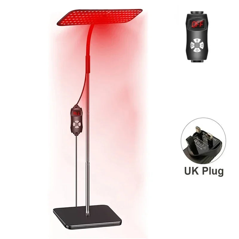 LED Red Light Therapy Panel Lamp for Facial Anti Aging Skin Care Beauty 216 LED Light Body Pain Relief Physical Therapy Tools