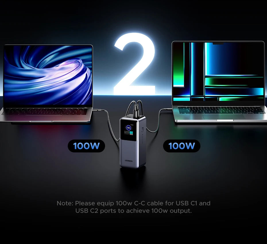 200W High Capacity Power Bank for Laptops and USB-C Devices Tidesmit
