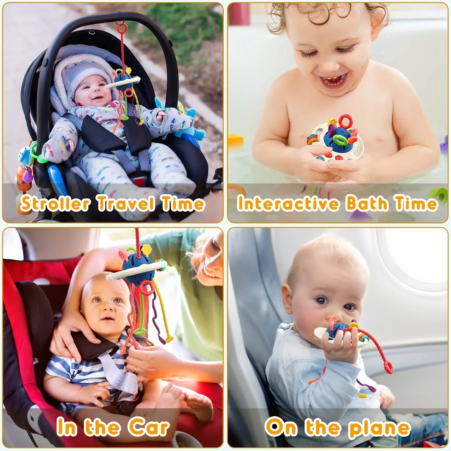Baby Toys 6 12 Months Silicone Teething Toys Remote Control Shape Teether Infant Chew Toys Sensory Teethers for Babies Newborns