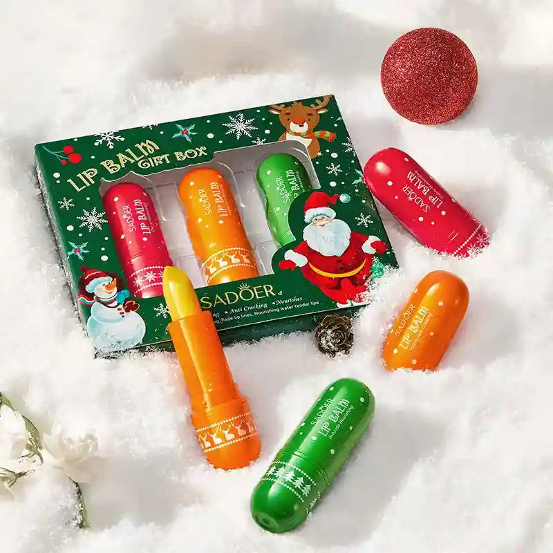 Moisturizing Lip Balm Set - Hydrating Lip Care Treatment 3-4pcs Lip Care Tidesmit