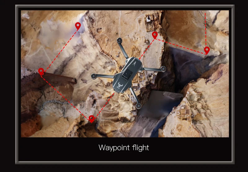 GPS Camera Drone with Obstacle Avoidance - Foldable 8K Quadcopter Tidesmit