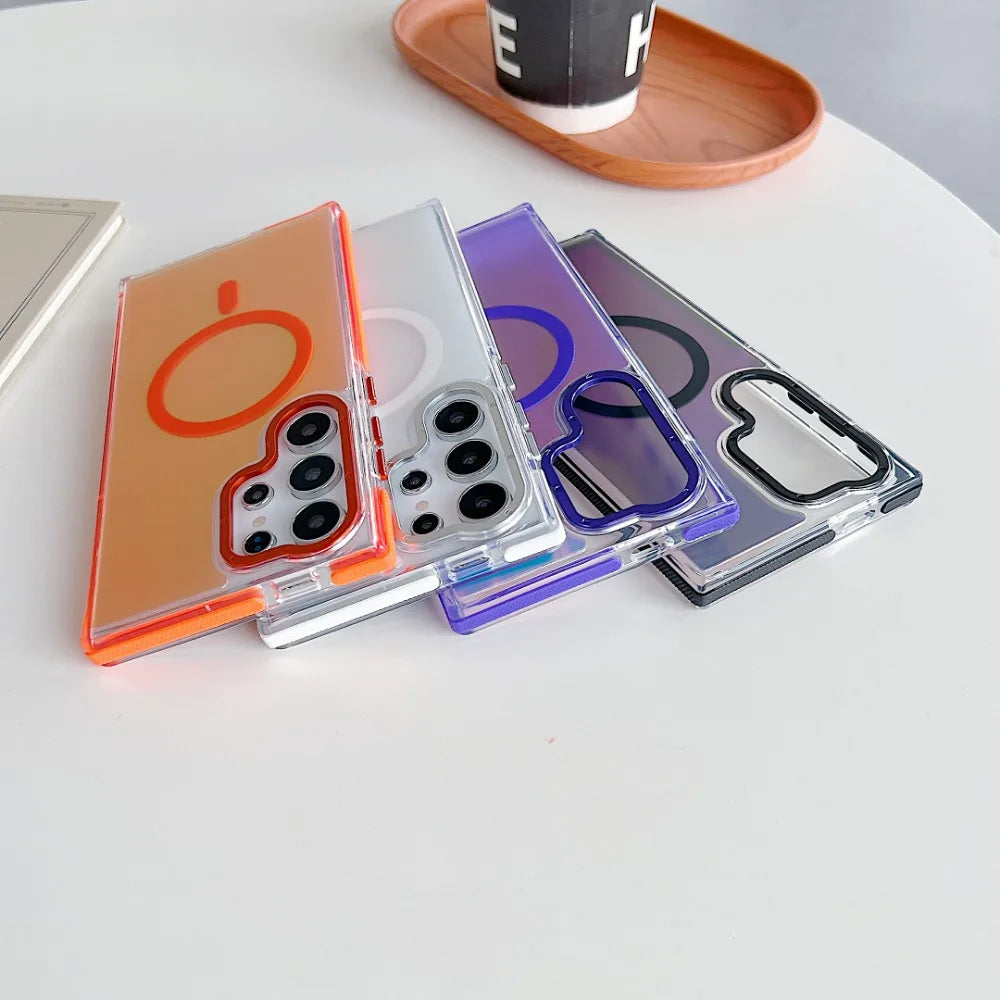 MagSafe Phone Case for Samsung S25 Ultra with Metal Lens Cover Tidesmit
