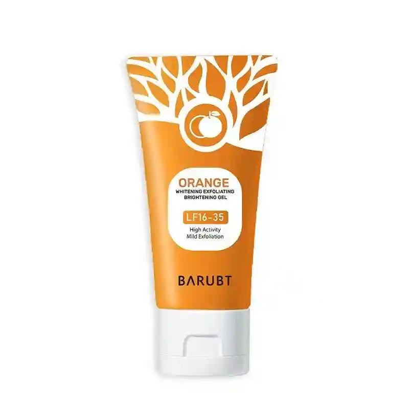 Orange Exfoliating Gel for Face and Body - Professional Deep Cleansing Scrubs Treatments Exfoliating gel Tidesmit