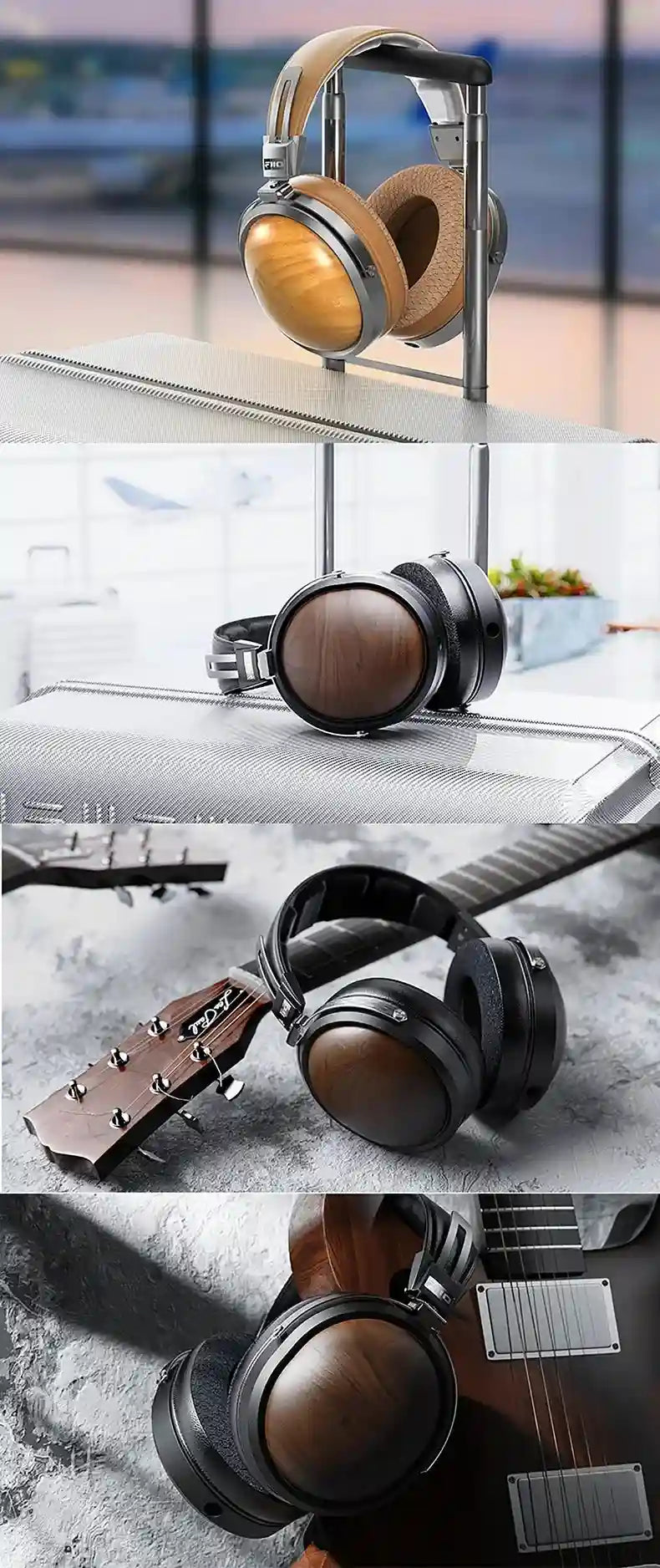 FiiO FT1 Closed-Back Headphones | Nanowood Fiber Over-Ear Audio Tidesmit