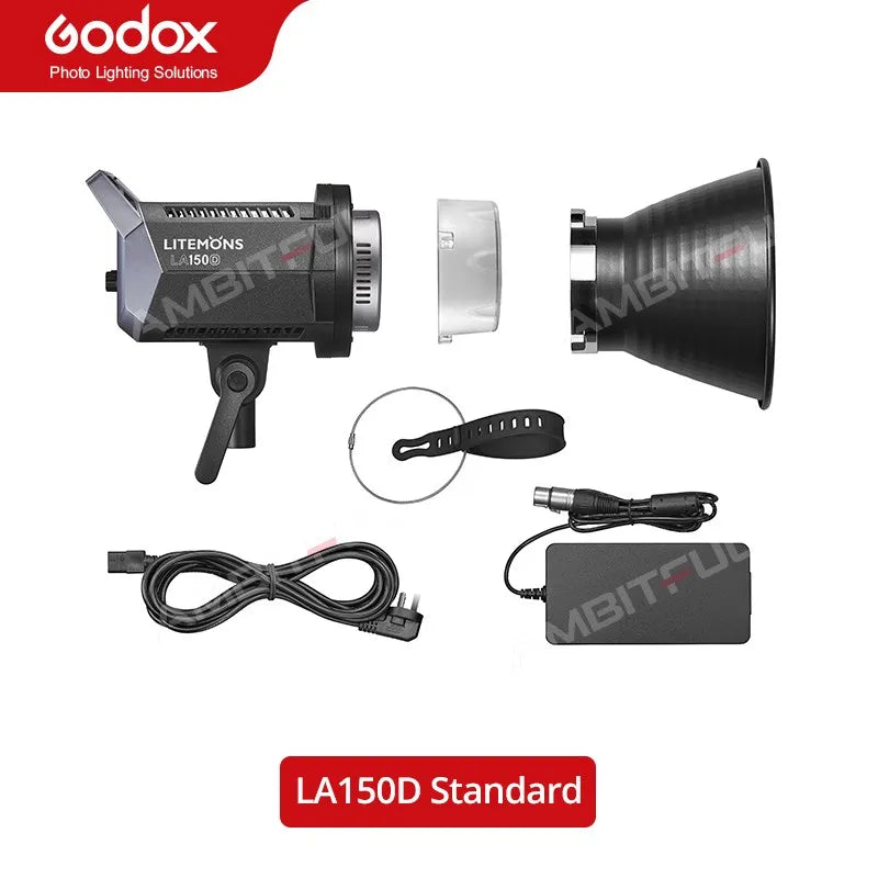 LED Video Light 230W Studio Lighting with Bowens Mount LA150D Tidesmit