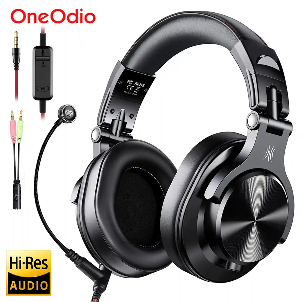 Wired Over-Ear Gaming Headset with High-Definition Microphone Tidesmit