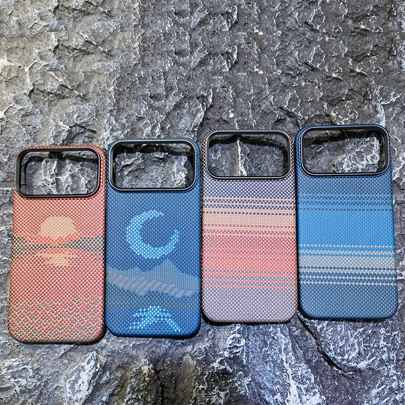 Aramid Fiber iPhone 17 Pro Max Case | Slim Military-Grade Cover Tidesmit