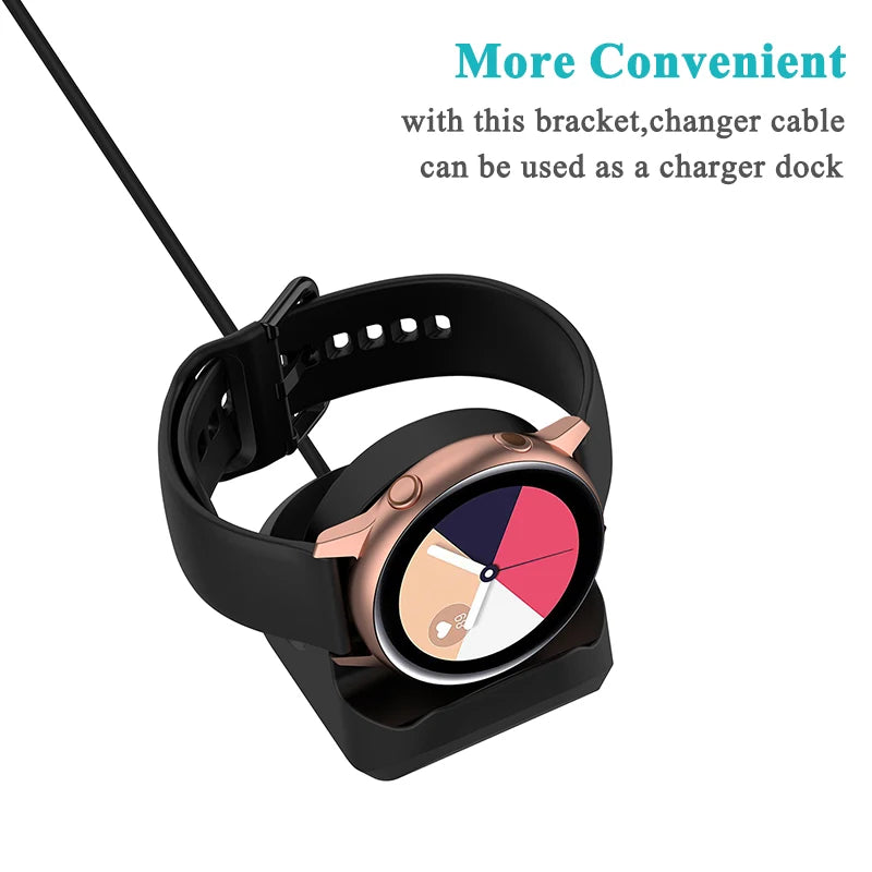 Samsung Galaxy Watch Charger Cable – Magnetic Dock Stand (1m) Tidesmit