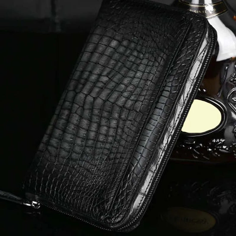 ourui Zipper male wallet Himalayan white long male handbags  men clutch bag