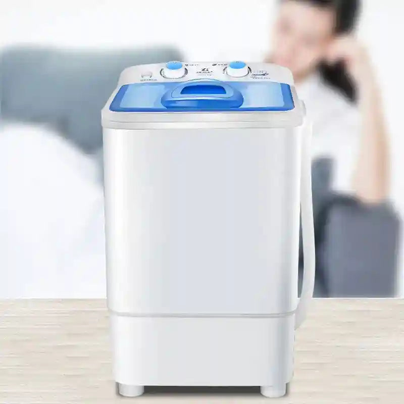 Tidesmit portable electric shoe washing machine, compact dormitory laundry device for 10-minute deep cleaning, side view