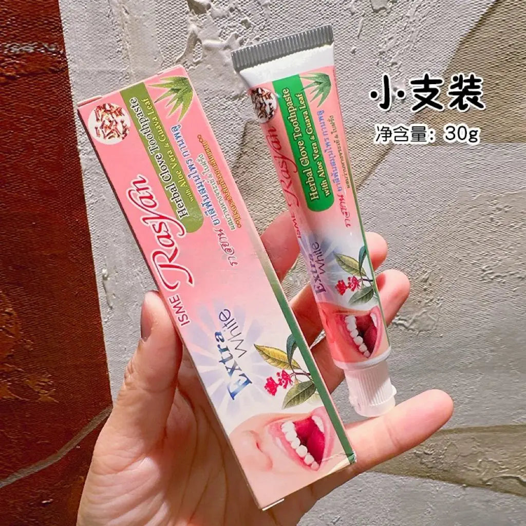 Tidesmit RASYAN herbal teeth whitening toothpaste for removing tea coffee stains and repairing gums