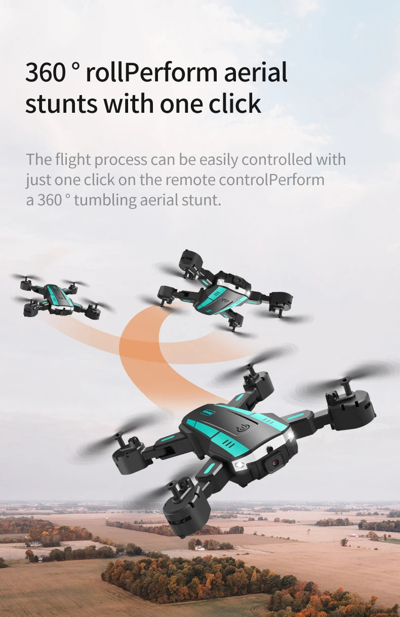 4K GPS Camera Drone with Obstacle Avoidance - Foldable Quadcopter Tidesmit