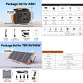 Portable Power Station 540Wh with 100W Solar Panel Kit | Tidesmit 230V EU and Panel GERMANY Tidesmit