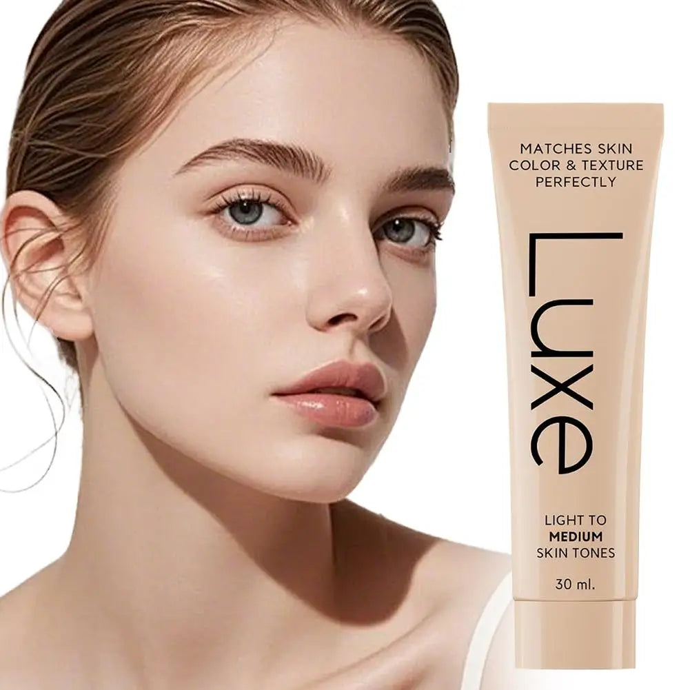 Tidesmit color changing waterproof foundation for full coverage of acne scars and even skin tone texture close-up
