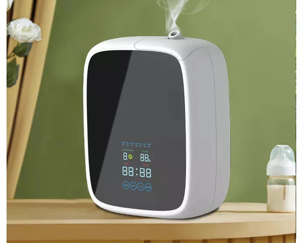 500ml Professional Aroma Diffuser Hotel Air Freshener Wll-mounted Commercial Essential Oil Diffuser Waterless Scent Machine