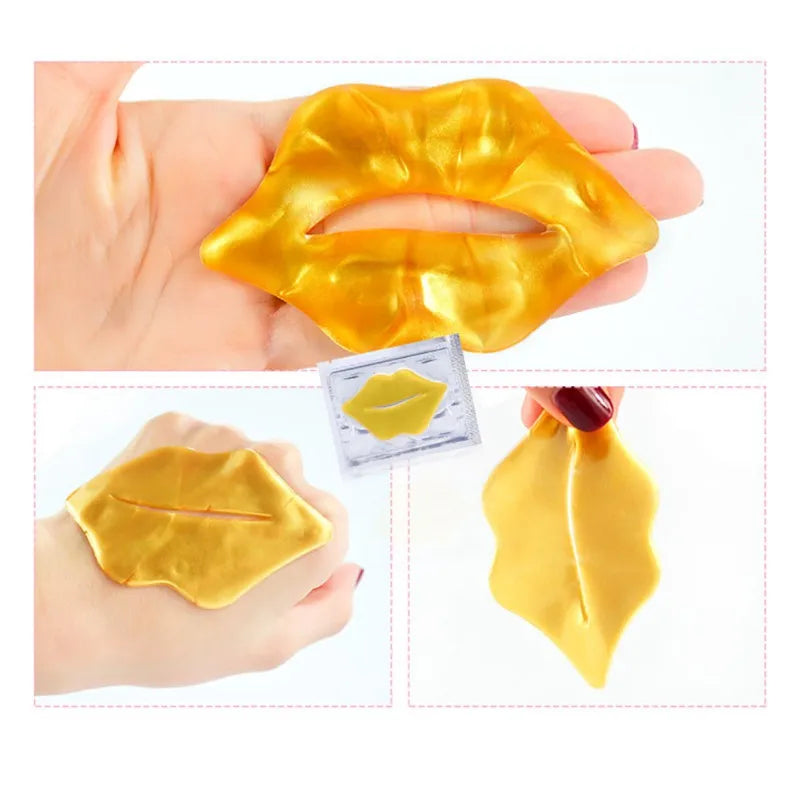 Crystal Collagen Lip Mask - 30 Pack Intensive Moisturizing Lip Treatment Lip Care Tidesmit