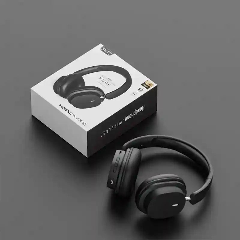 Wireless Headphones with Active Noise Cancellation & 120h Playtime Black Tidesmit