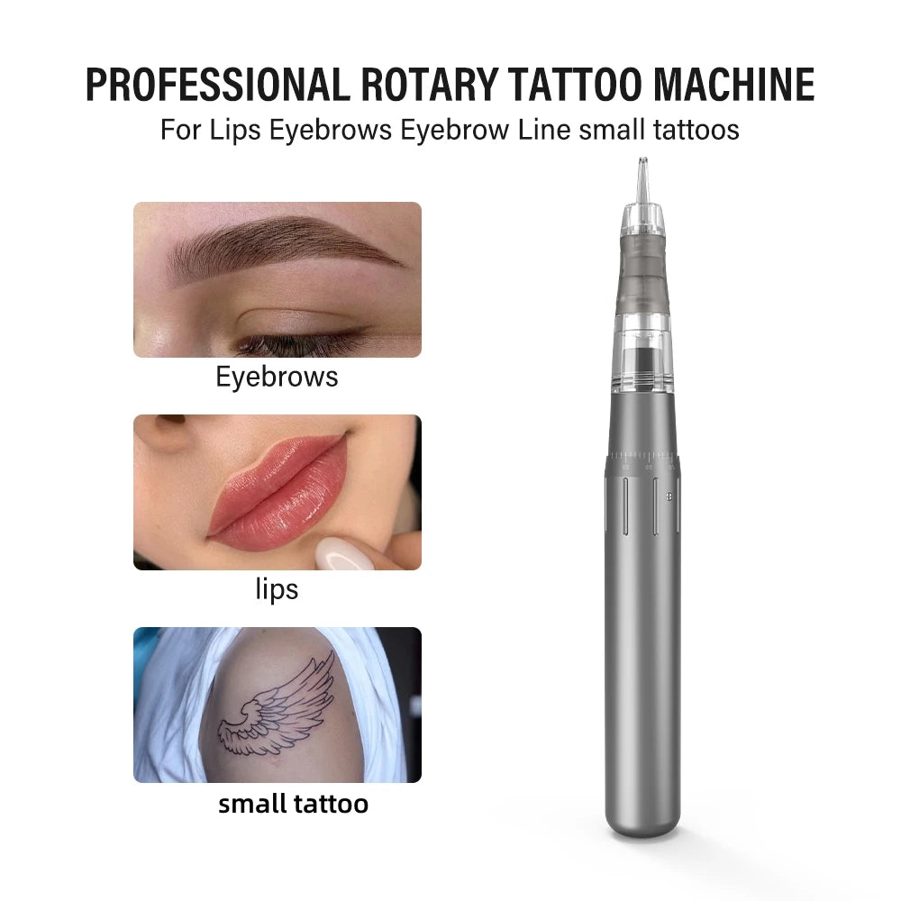 Permanent Makeup Machine for Brows and Lips - Professional 10PCS PMU Kit Permanent Makeup Machines Tidesmit