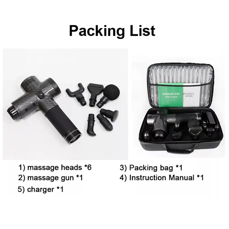 Deep Tissue Massage Gun - Portable Electric Muscle Relief Device Body Shaping Massage Equipment Tidesmit