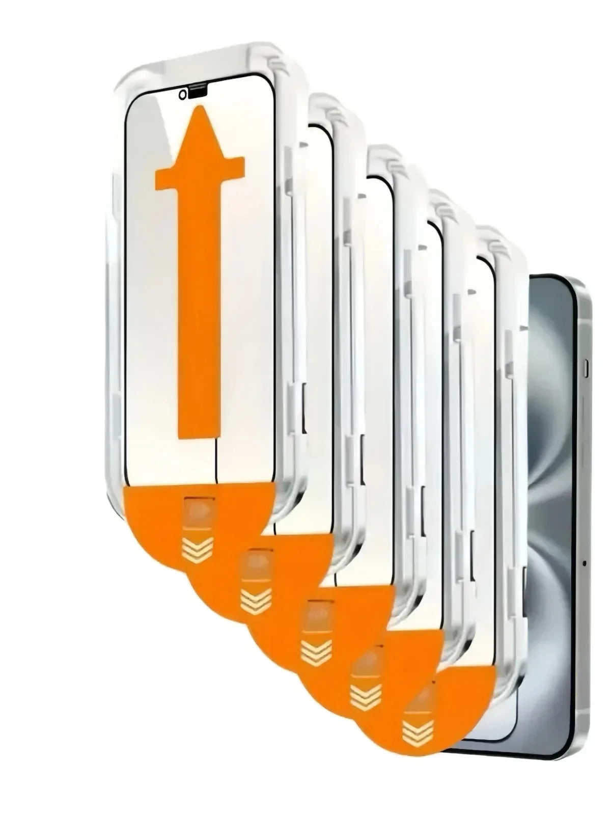 Privacy Screen Protector for iPhone - 5-Pack Tempered 9H Glass Tidesmit