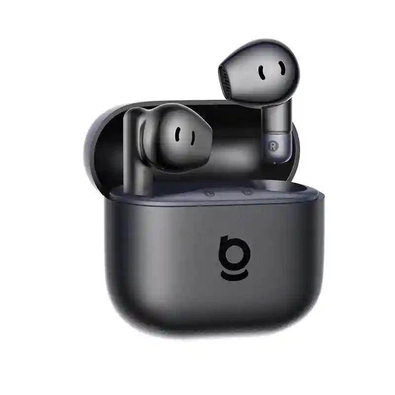 Wireless Earbuds with AI ENC, 40H Battery Life & Waterproof Build Cosmic Black Tidesmit