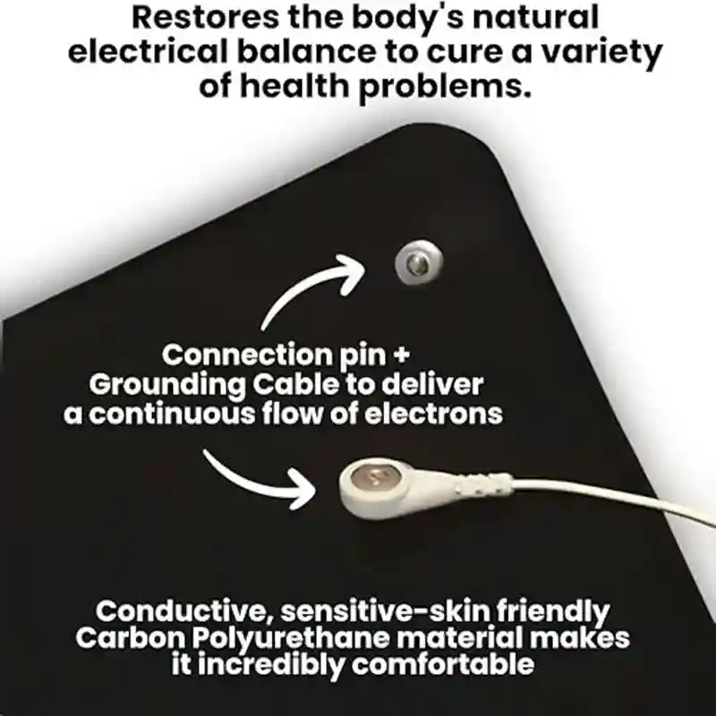 Grounding Pad 60x40cm for Sleep and Pain Relief - Tidesmit Relaxation Treatment Tidesmit