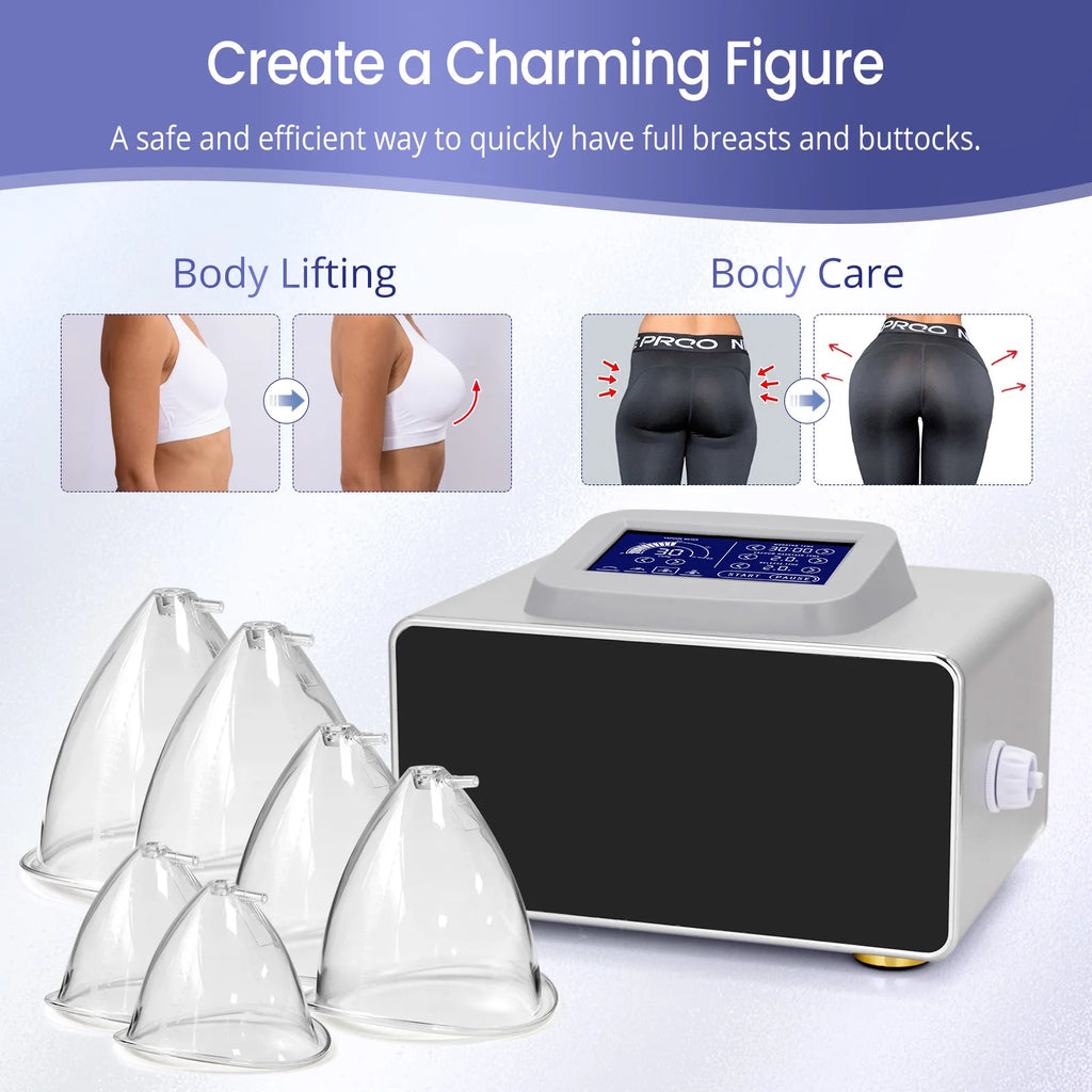 Vacuum Butt Lift Machine MS-2172 | Body Shaping Massage System Body Shaping Massage Equipment Tidesmit