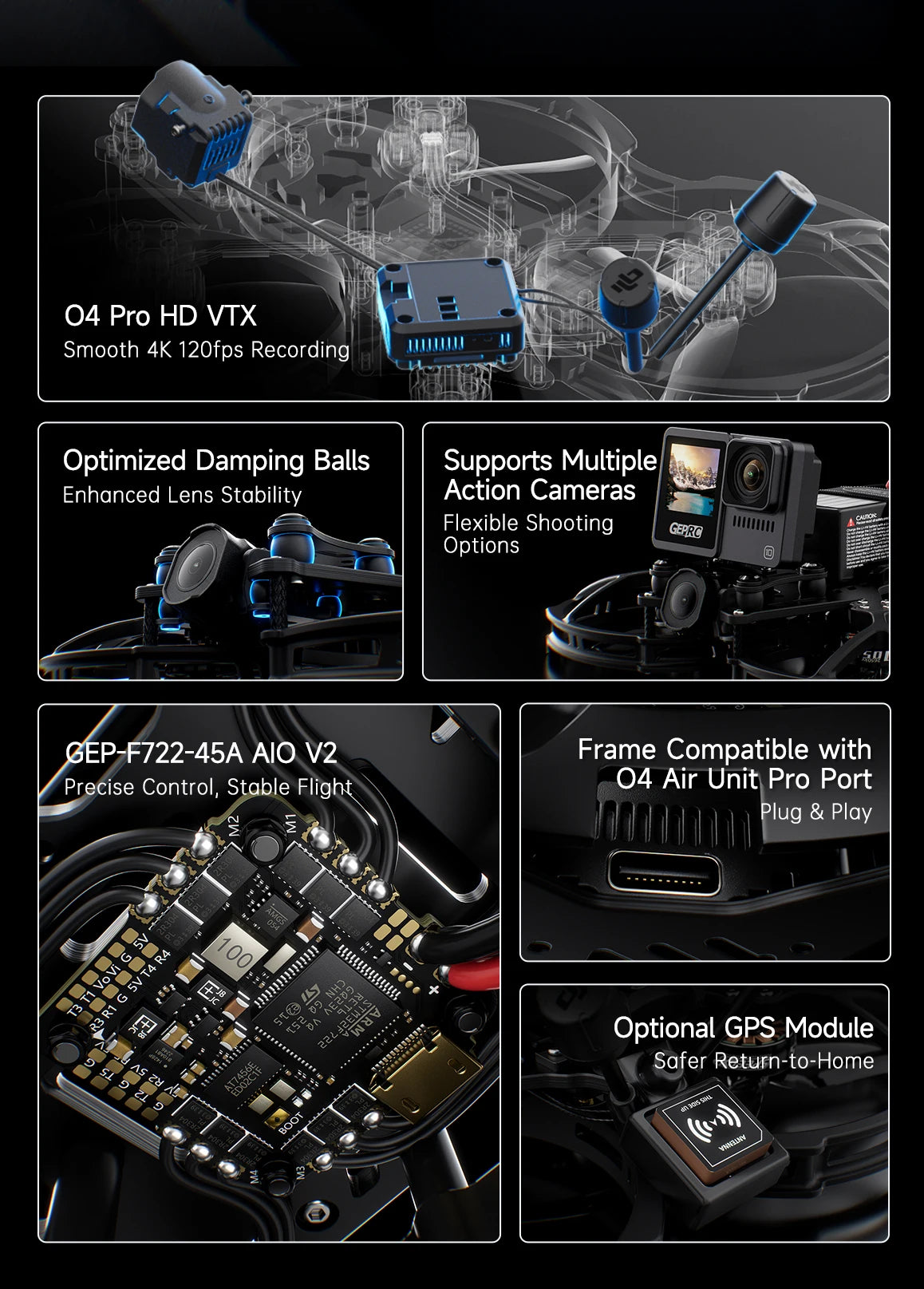CineLog35 V3 FPV Camera Drone - Pro 4K O4 System & GPS Precision Tidesmit
