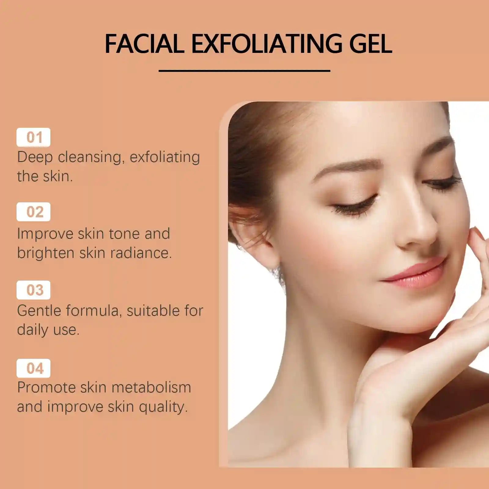 Orange Exfoliating Gel for Dark Spots and Smooth Skin - Tidesmit Scrubs Treatments Tidesmit