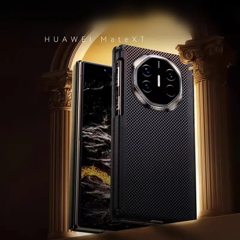 Aramid Carbon Fiber Case for Huawei Mate XT Ultimate - Slim Protection Tidesmit